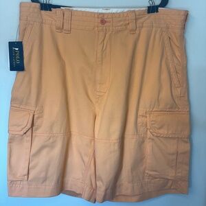 Polo Ralph Lauren Mens 10.5-Inch Relaxed Fit Cargo Short Fair Orange Size 38 NWT
